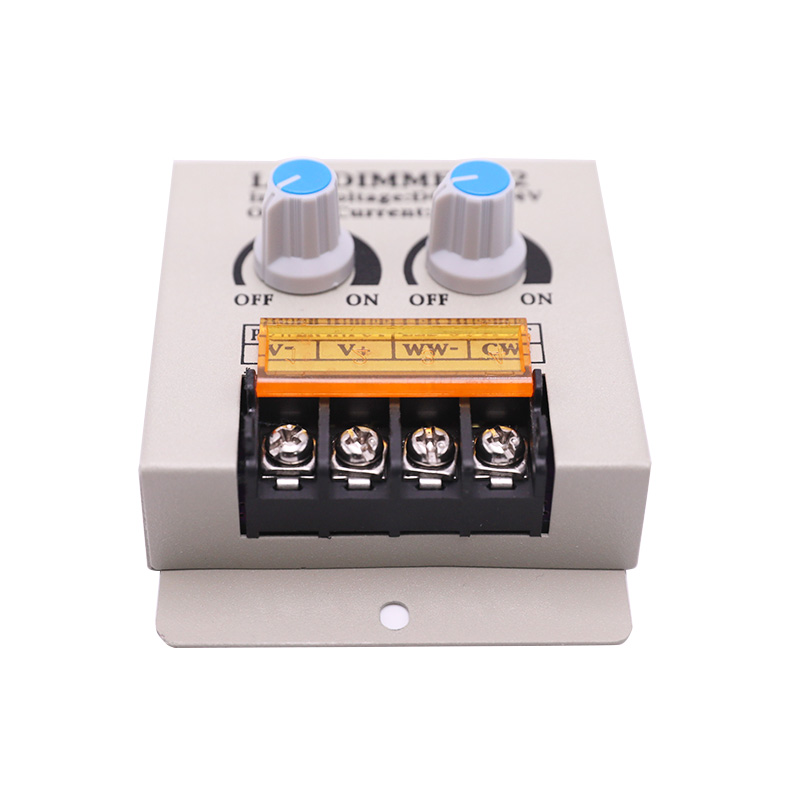Rotary Switch Dimmer Set With RF Remote Control - For 3-Wire CCT LED Strip Lights Rotary Switch Dimmer Set With RF Remote Control - For 3-Wire CCT LED Strip Lights